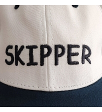 Kepurė su snapeliu "SKIPPER", balta